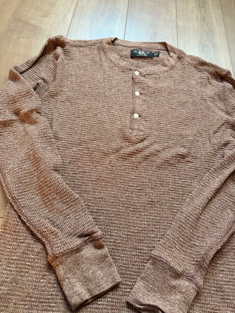 RRL ヘンリーワッフル　ロンT