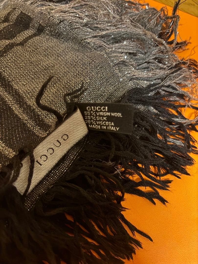 Y*u様 GUCCIグッチ　ラメ入りストール