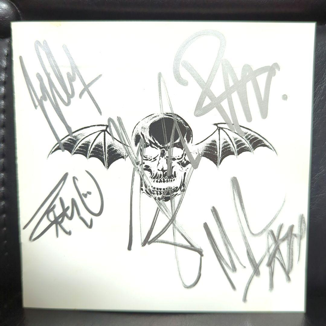 【希少】サイン付！AVENGED SEVENFOLD☆セルフタイトル アルバム