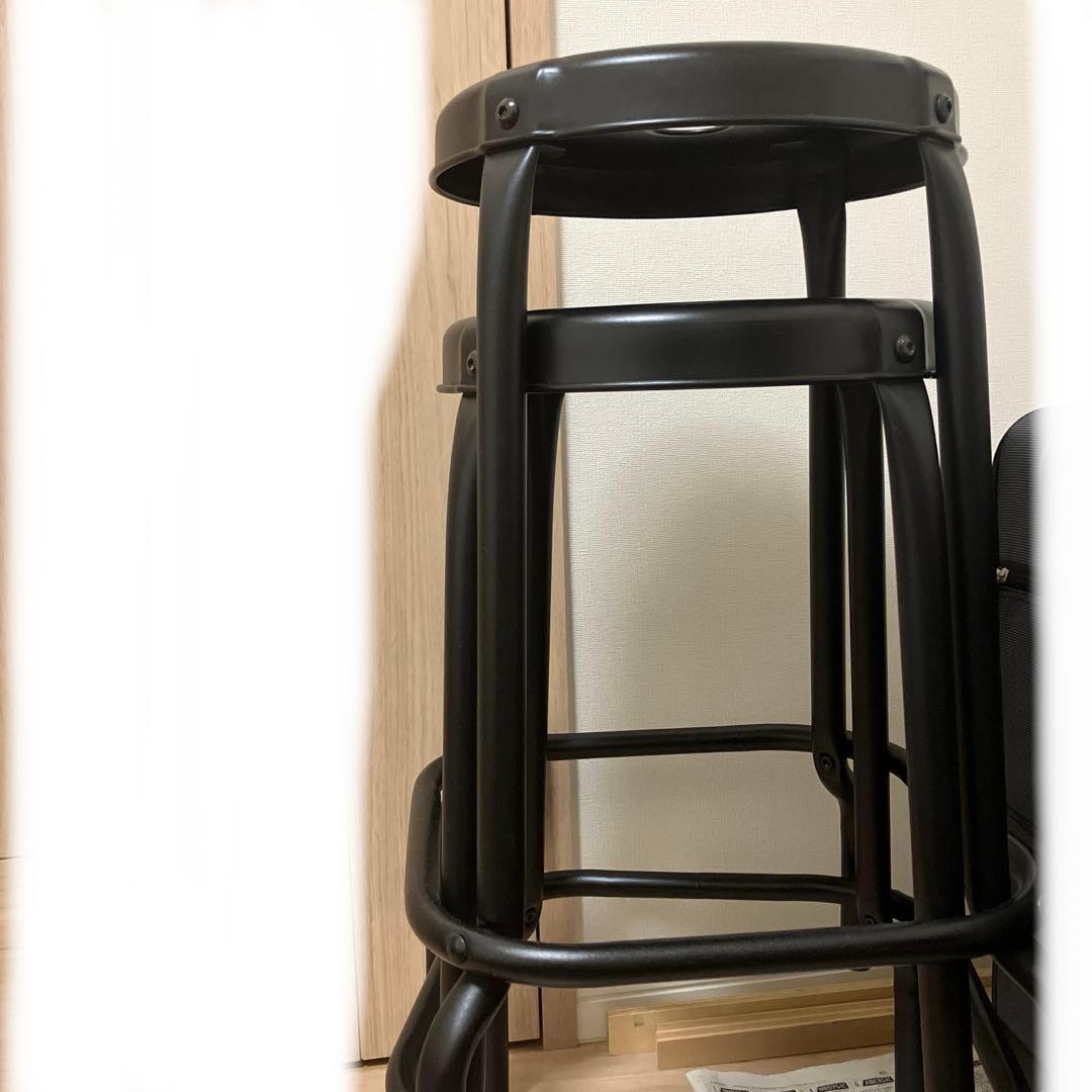 IKEA RÅSKOG ロースコグ　バースツール 2脚セット ブラック