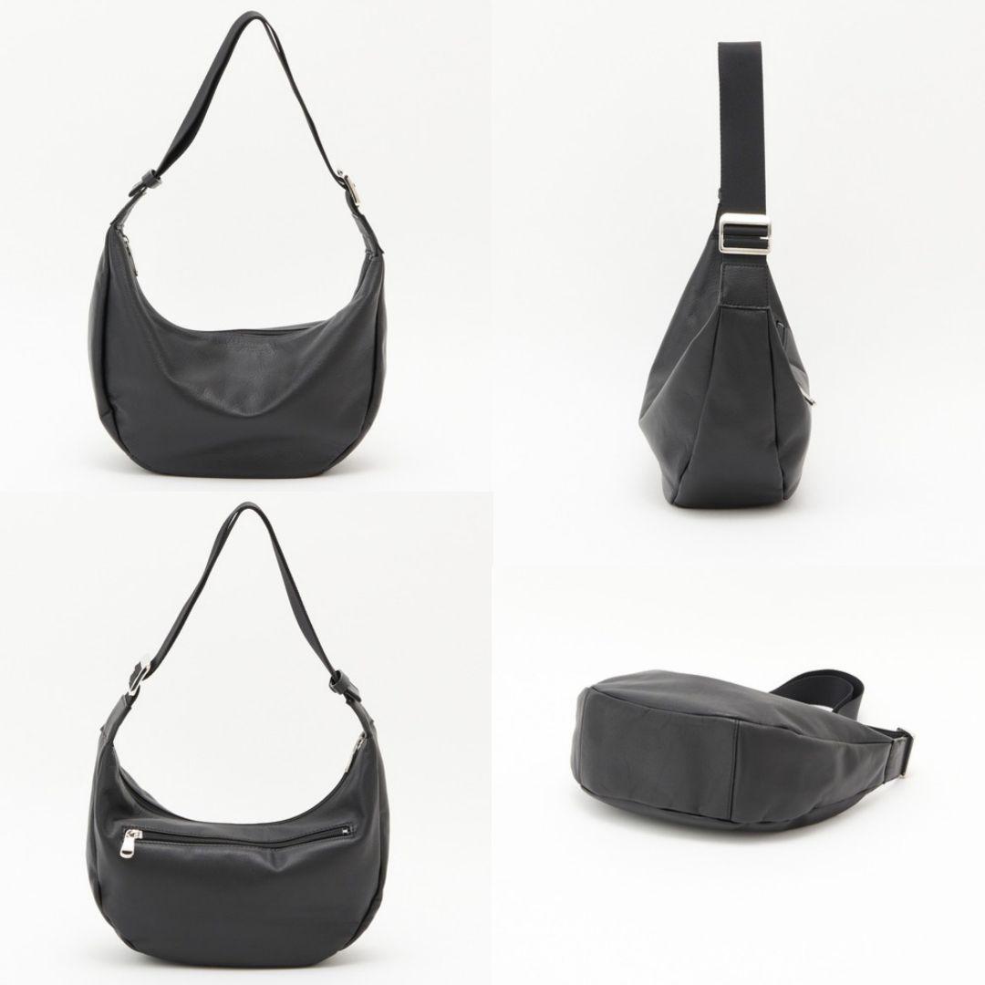 【美品】 russet ソフトレザーラウンドショルダーバッグ