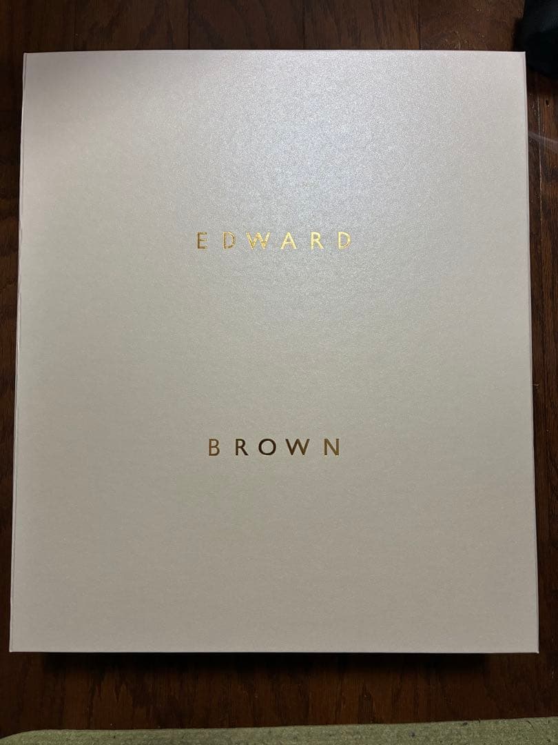 EDWARD BROWN ホワイトマフラー