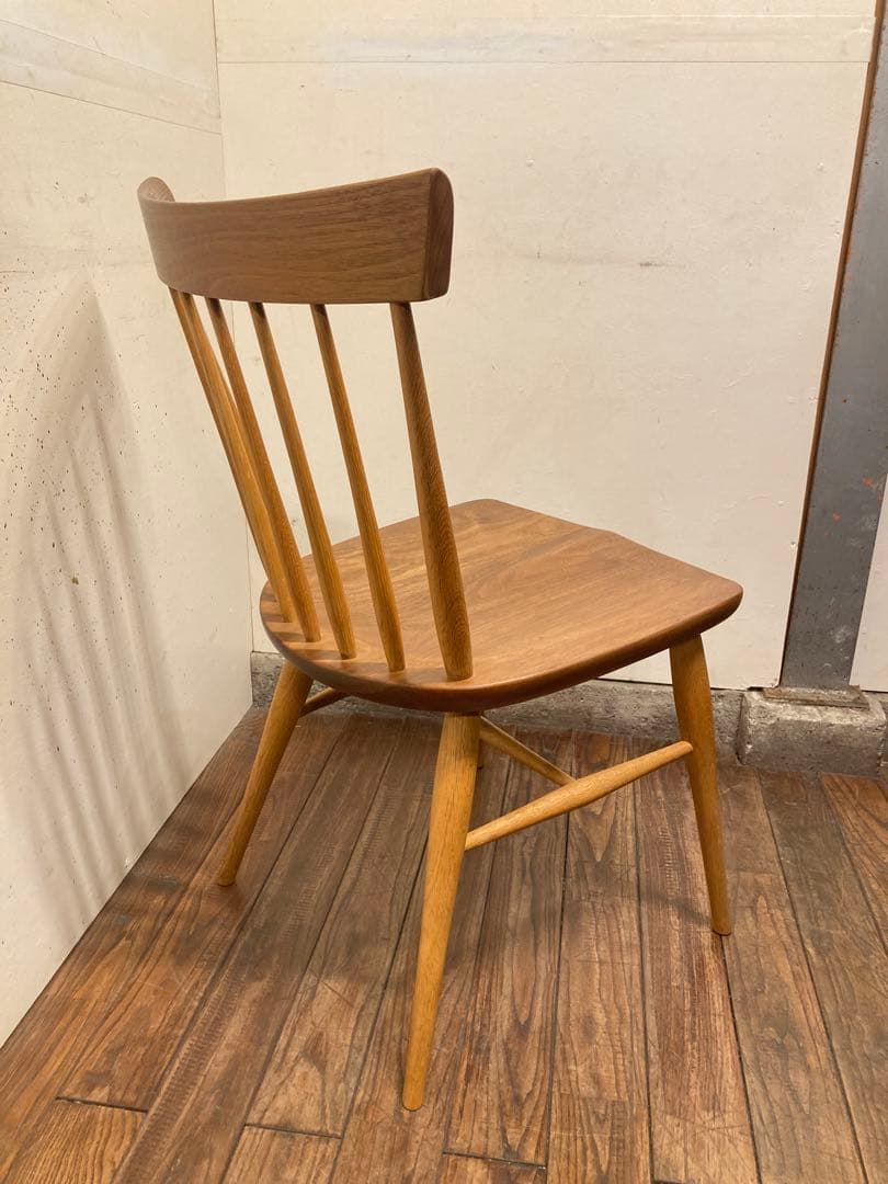 柏木工 SC4K ウォールナット×オーク オイル仕上げ ウィンザーチェア A