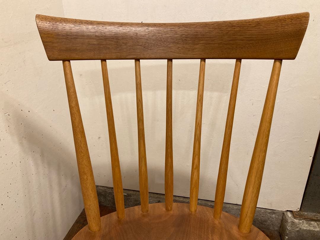 柏木工 SC4K ウォールナット×オーク オイル仕上げ ウィンザーチェア A