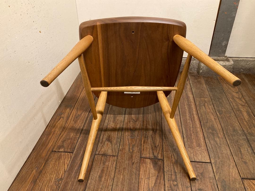 柏木工 SC4K ウォールナット×オーク オイル仕上げ ウィンザーチェア A