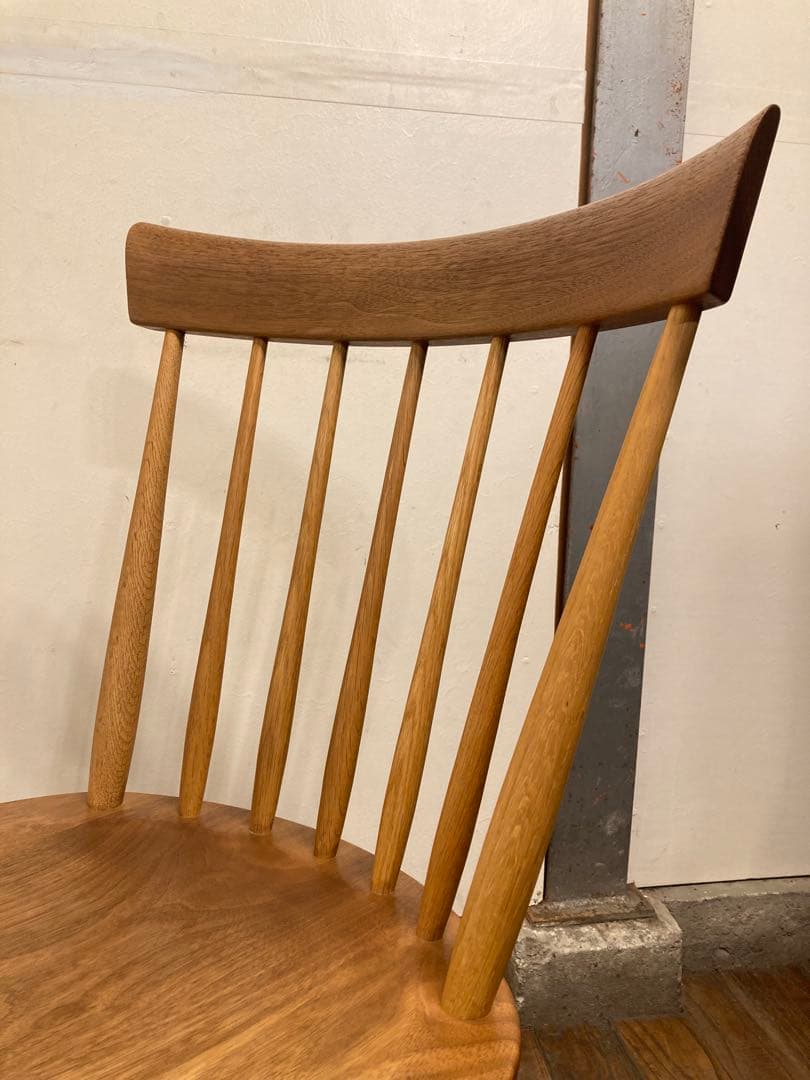 柏木工 SC4K ウォールナット×オーク オイル仕上げ ウィンザーチェア A