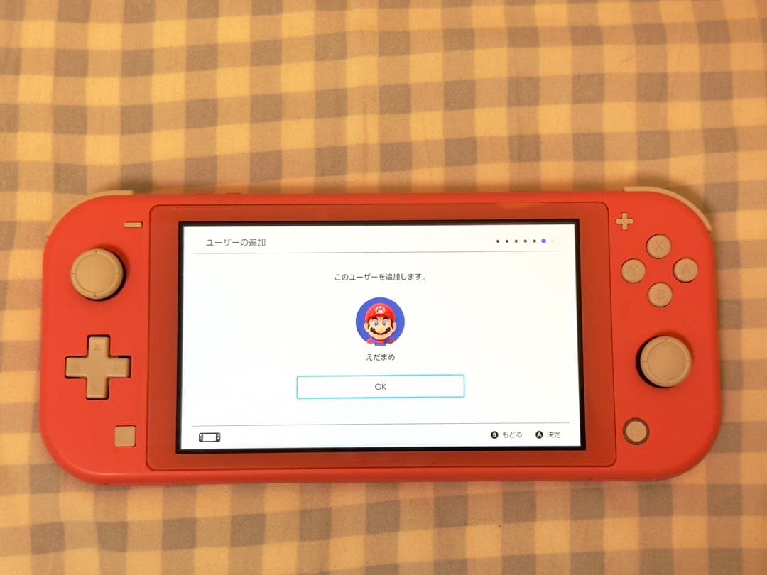 Nintendo Switch Lite コーラルピンク 本体 電源コード付