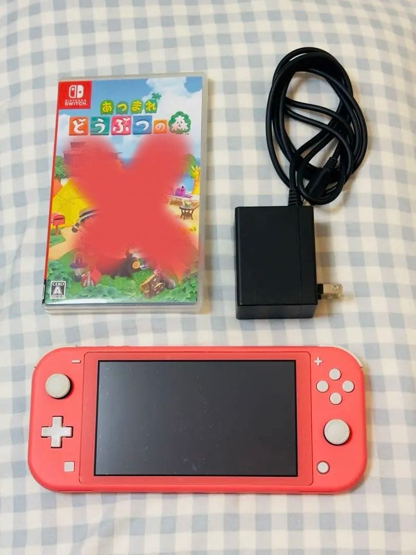Nintendo Switch Lite コーラルピンク 本体 電源コード付