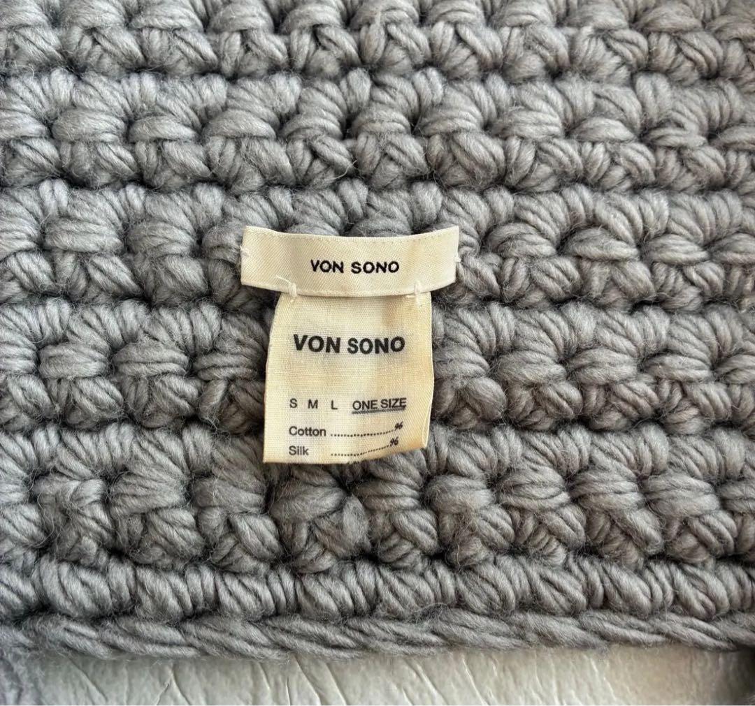 VON SONO フード付きマフラー　ボンソノ