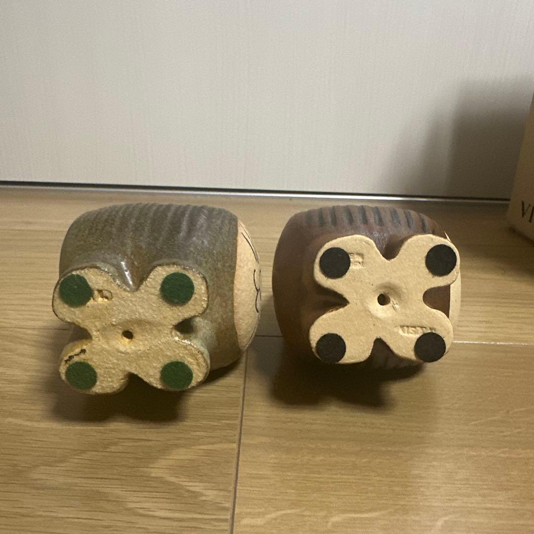 新品未使用 リサラーソン ディエチキャット グレー ブラウン 2体セット 置物