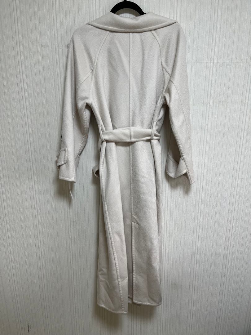 新品未使用　スナイデル　ウロコカシミヤロングコート アイボリー