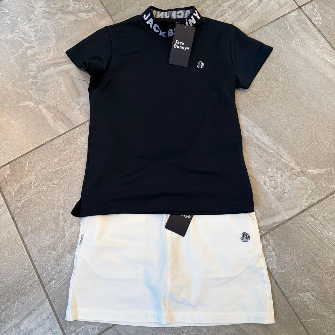 【新品】ジャックバニー　レディース　モックネック　トップス　スカート　上下セット