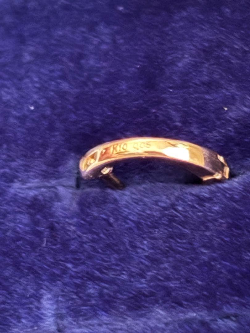 ピンクゴールドハートピアス