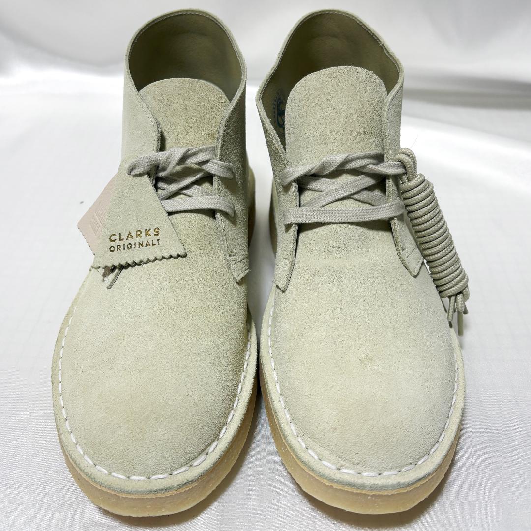 ★ 新品 クラークス デザートブーツ 希少色 オフホワイト ワラビー ビームス