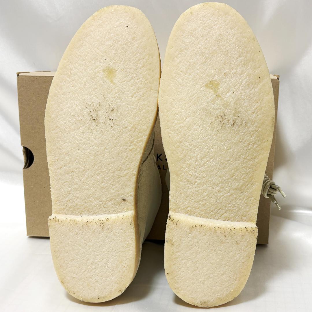 ★ 新品 クラークス デザートブーツ 希少色 オフホワイト ワラビー ビームス