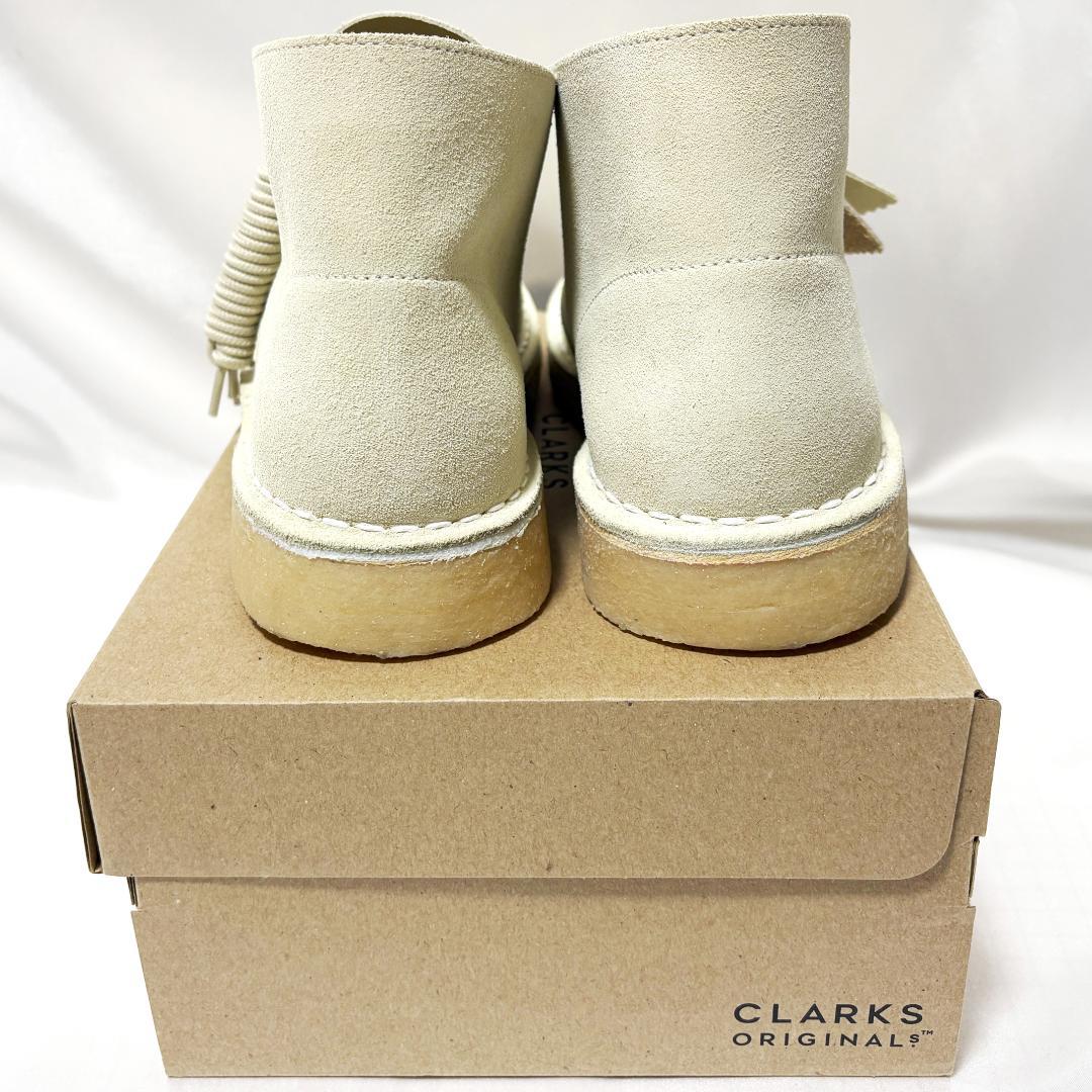 ★ 新品 クラークス デザートブーツ 希少色 オフホワイト ワラビー ビームス