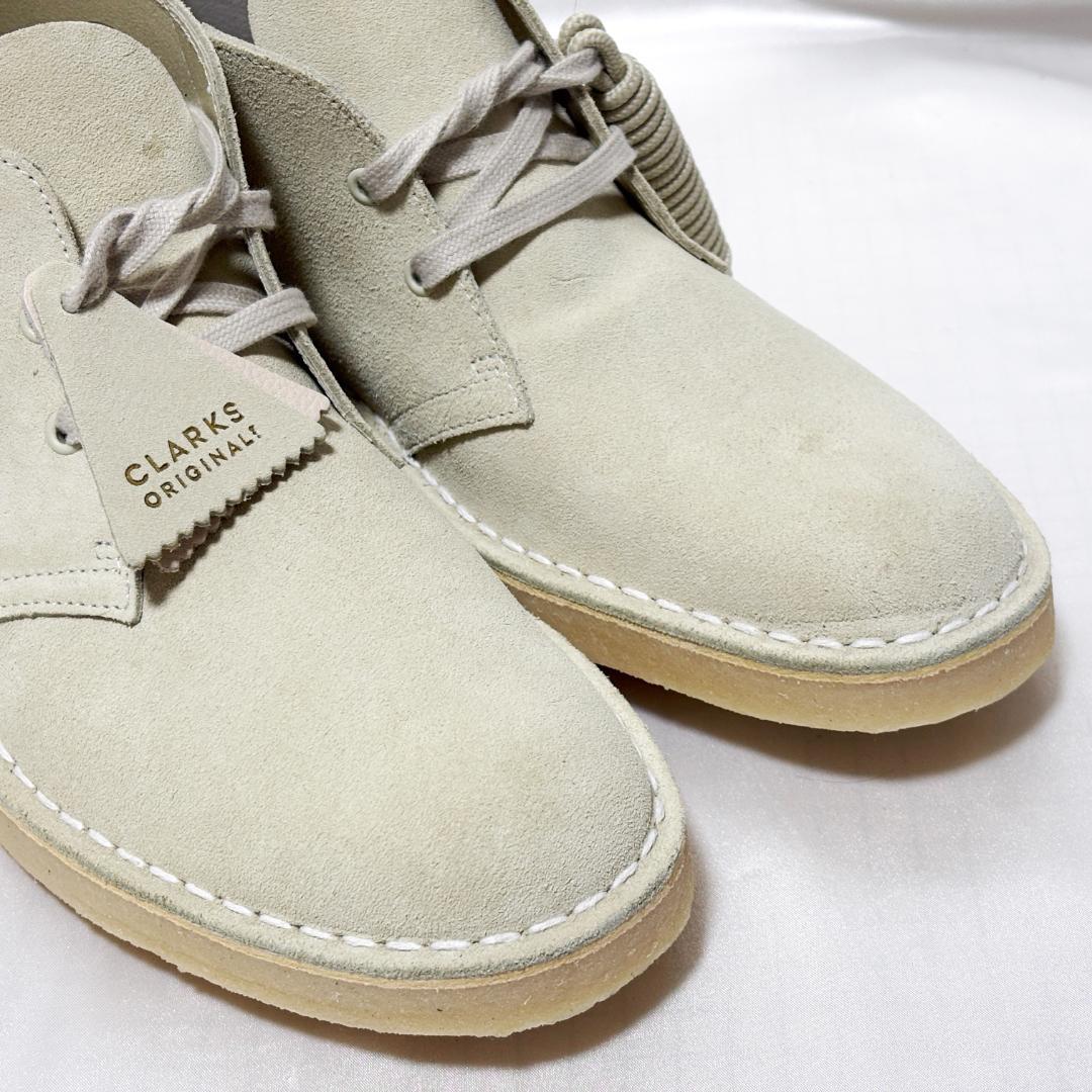 ★ 新品 クラークス デザートブーツ 希少色 オフホワイト ワラビー ビームス