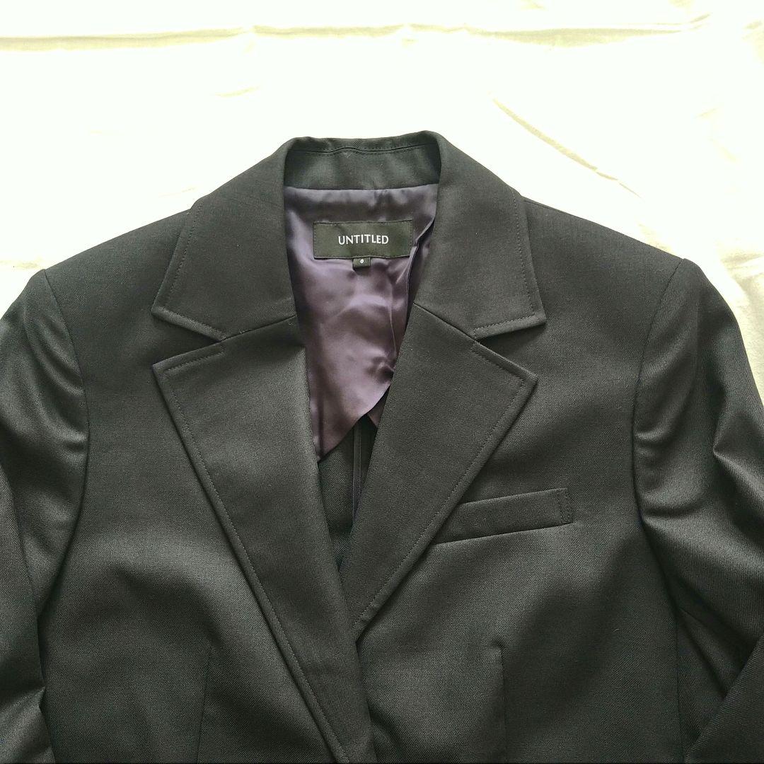 美品　UNTITLED　24SS　マナードベーシックジャケット　金ボタン　0