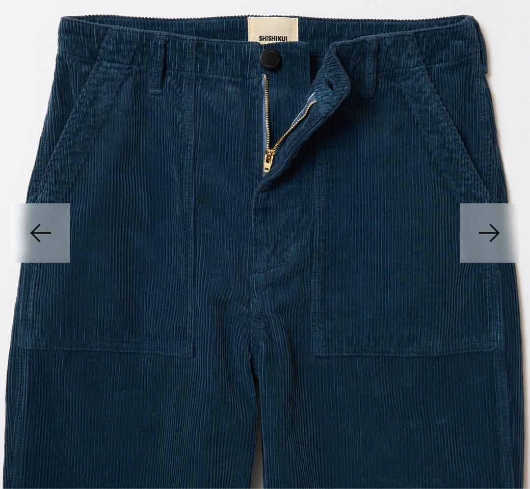 パンツ THE SHISHIKUI CORDUROY BAKER / NAVY30