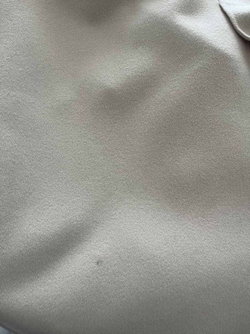 LE PHIL ソフトウールリバーポンチョ　ベージュ　1サイズ