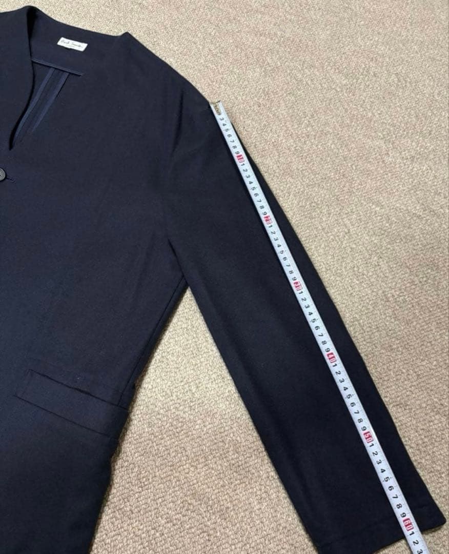 Paul Smith ネイビー ノーカラージャケット ジャケットカーデ