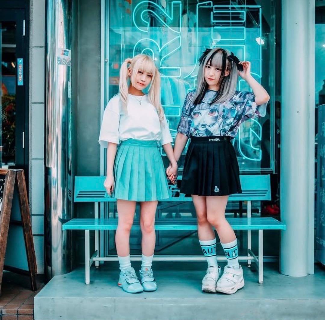 【お取置き専用】FR2 月桃　独占カラー ティファニーブルー プリーツスカート