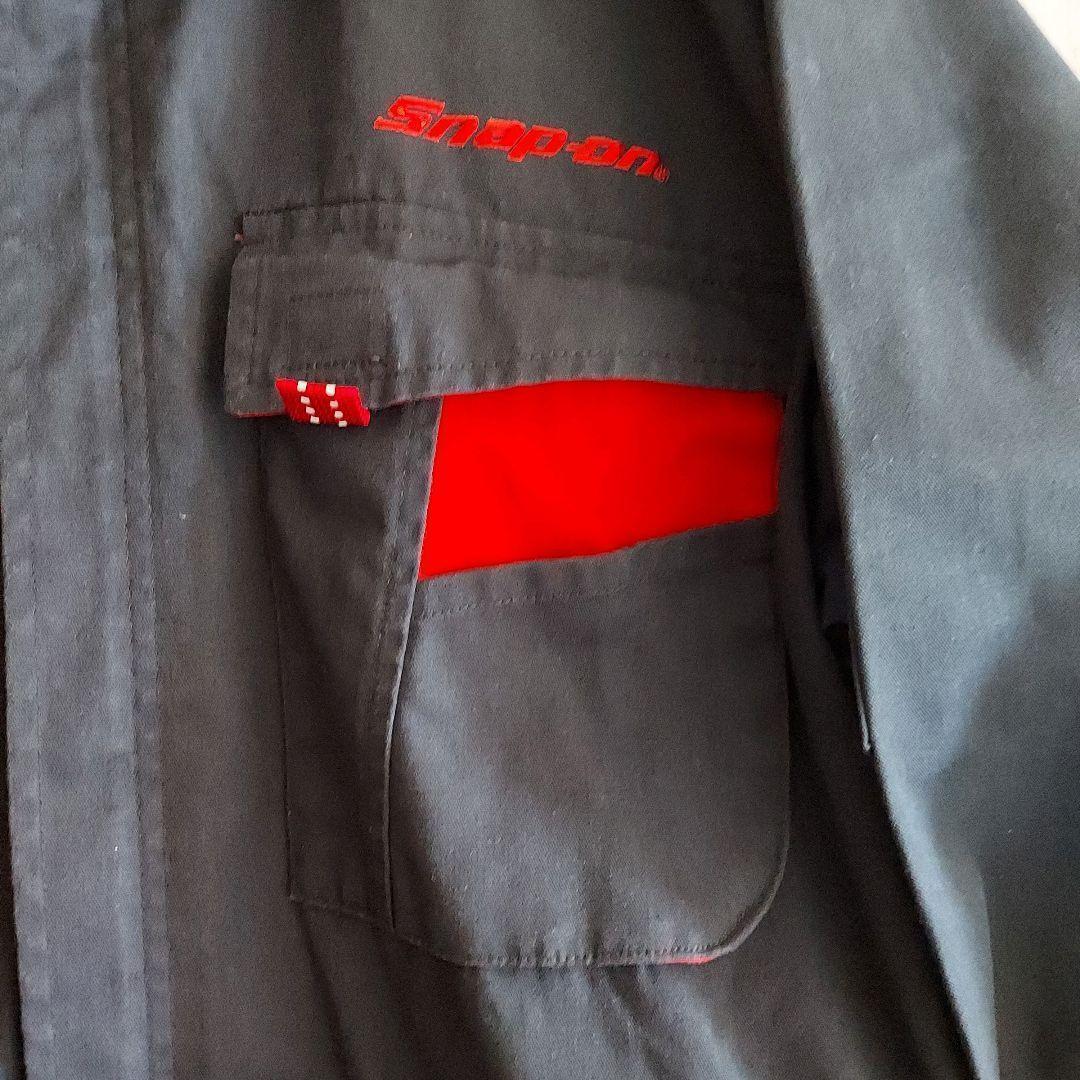 【Snap-on】美品 スナップオン オールインワン 刺繍 2L ネイビー
