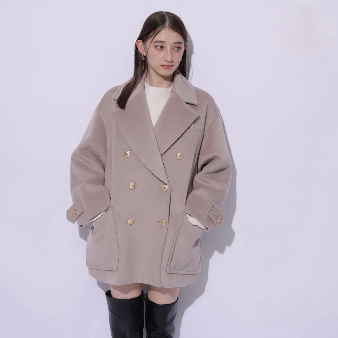 【美品】Rirandture Pコート　モカ