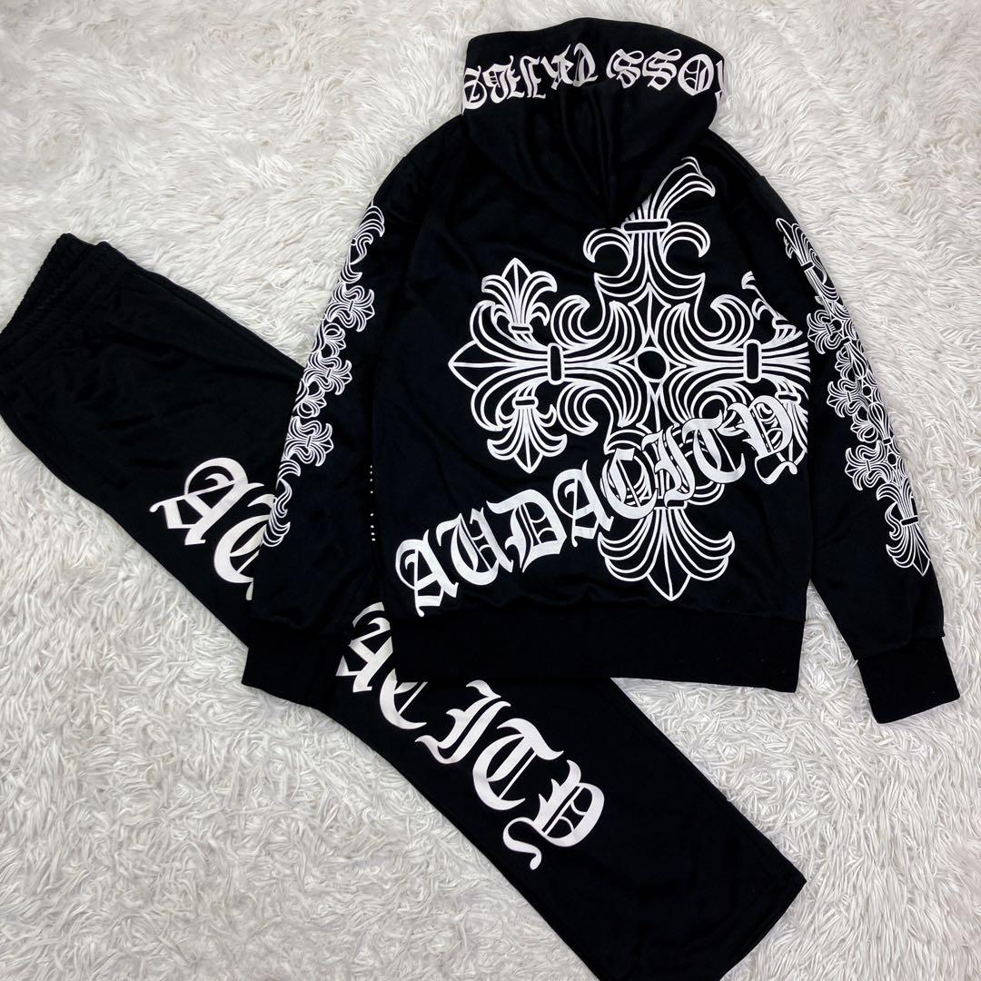 【専用】クロスダガープリント　セットアップ　ジャージ　90's y2k Lサイズ