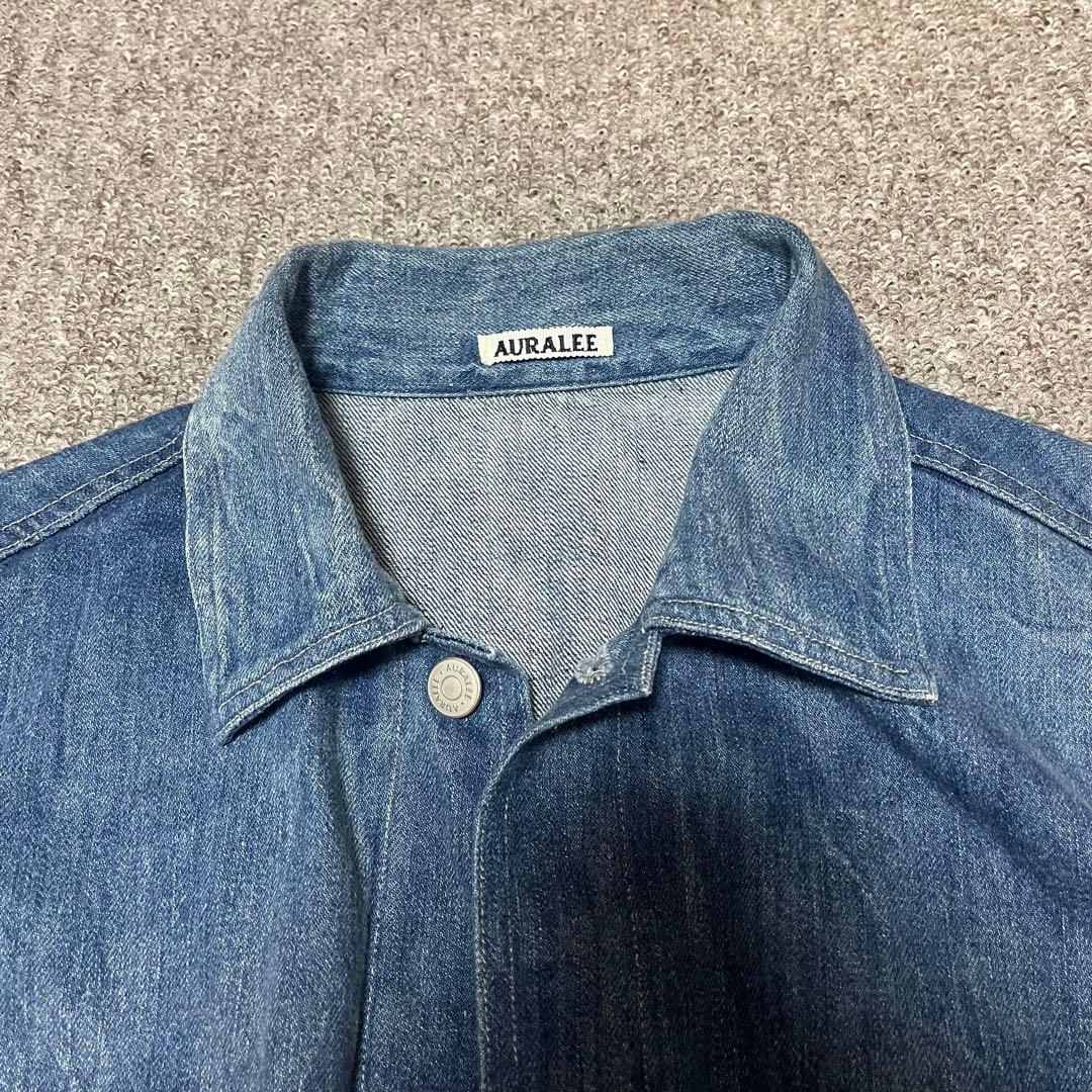 ジャケット・アウター Auralee Selvedge Faded denim Blouson 2