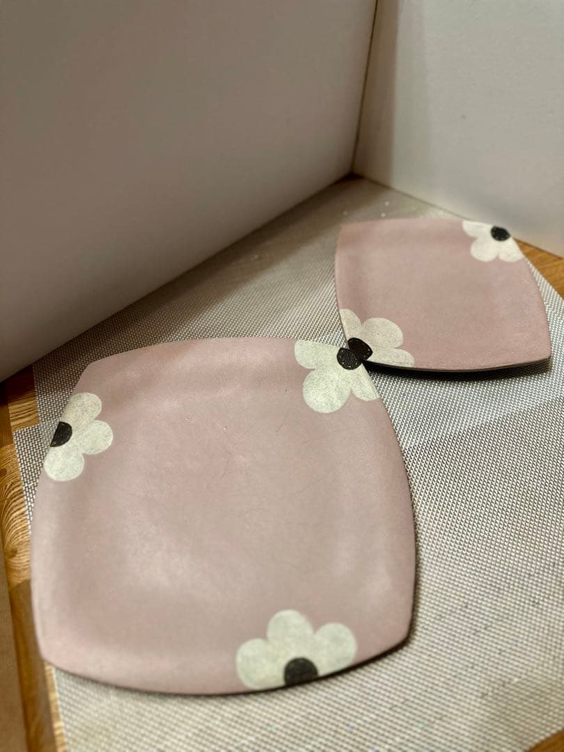 新品未使用●三ツ持啓 金井啓 スクエアプレート大小2枚セット