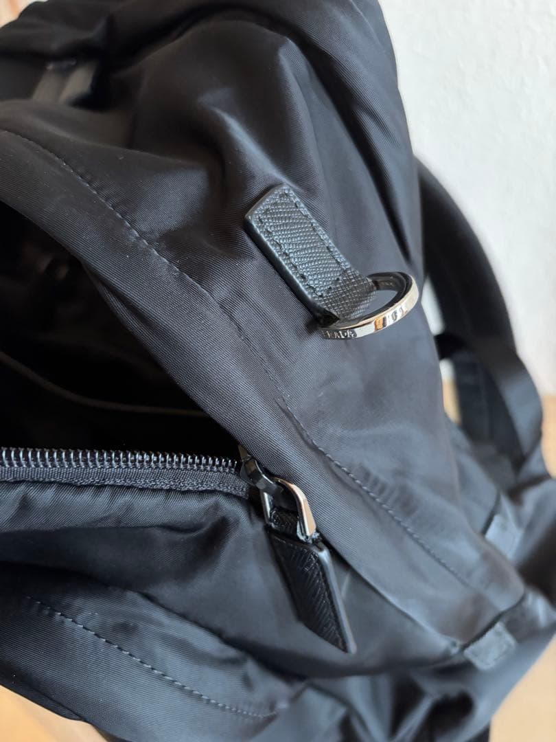 PRADA Re-Nylon xサフィアーノレザー バックパック