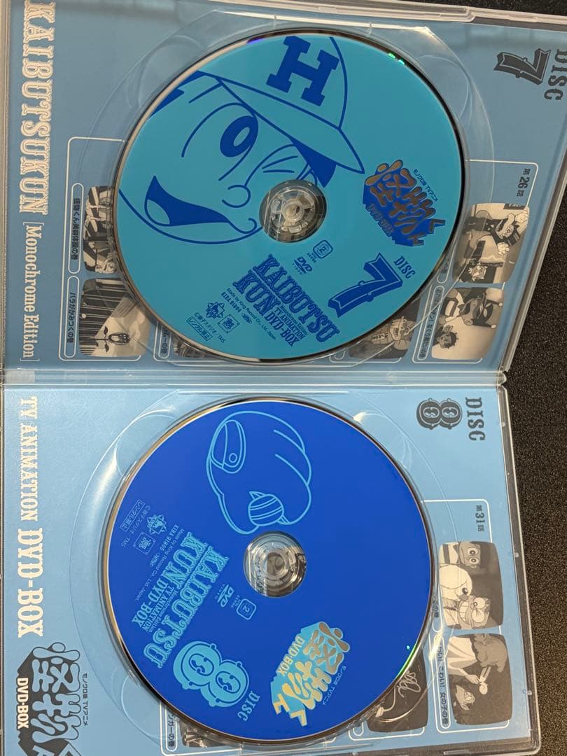 怪物くん dvd box 上巻 下巻 モノクロ版 TVアニメ 動作品