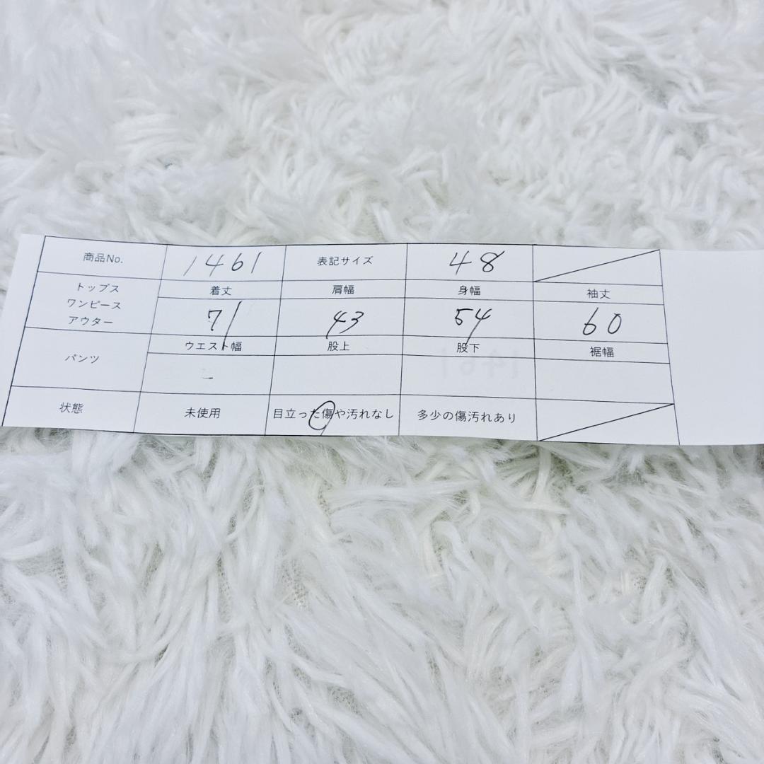 ユニバーサルランゲージ テーラードジャケット ダブル 絹 麻 ウール チェック