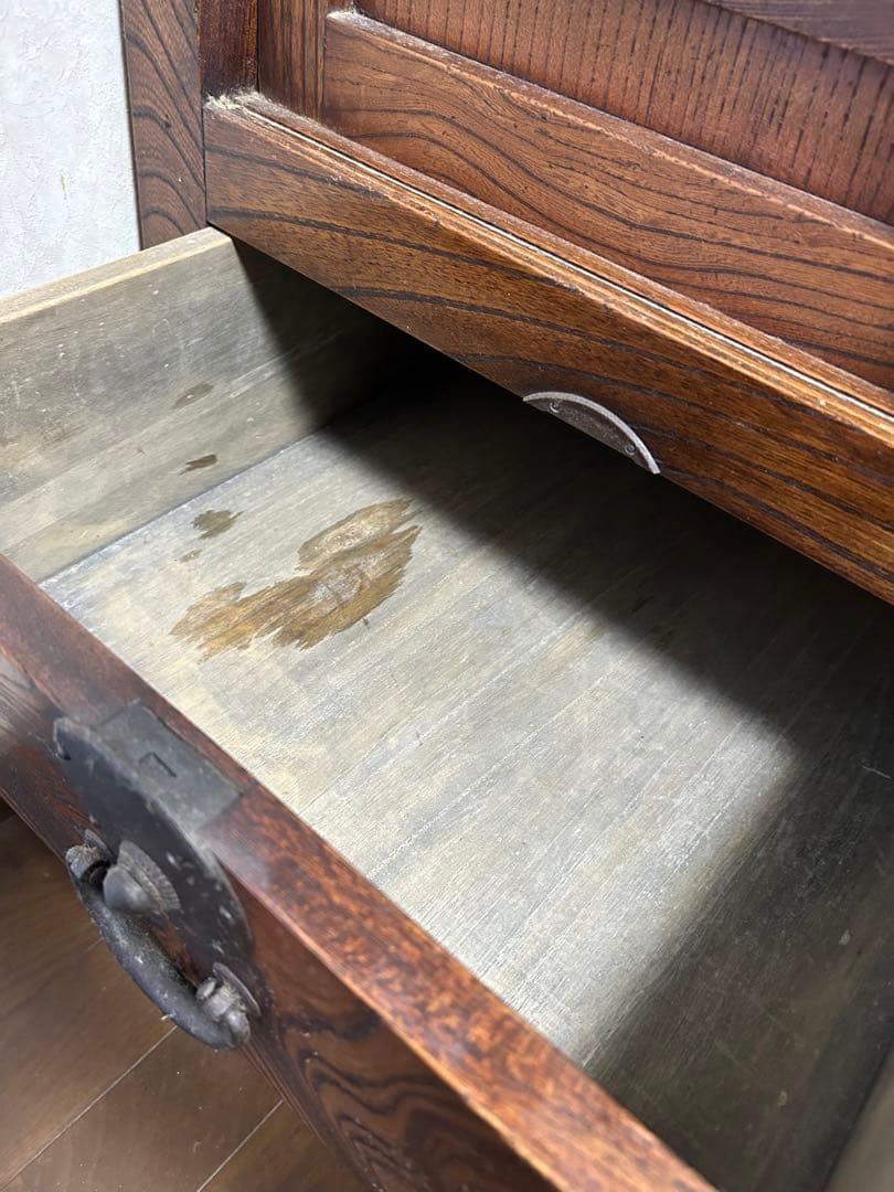 階段箪笥　右下がり7段　下部分４段のみ