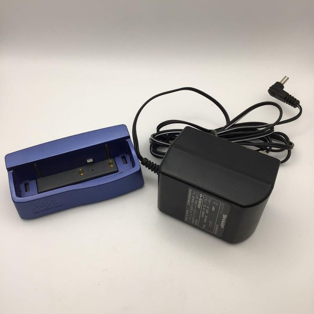 動作品 SHARP MD-DR7 MDプレーヤー シャープ ブルー