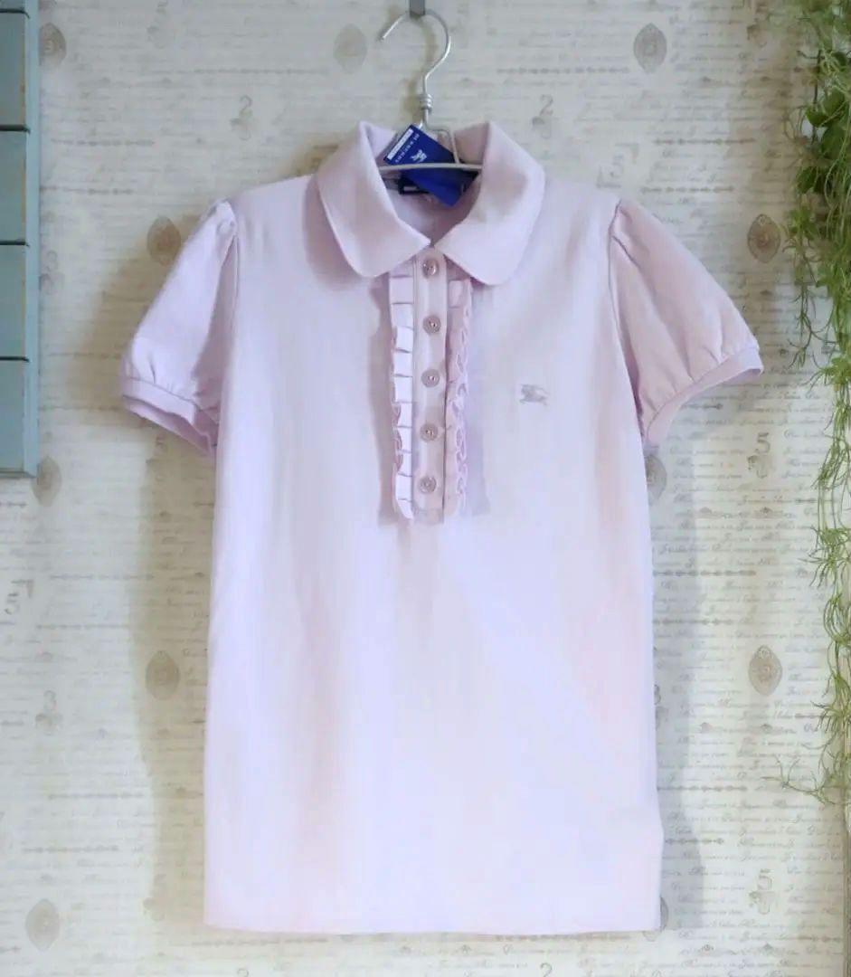 ❇️バーバリーブルーレーベル❇️新品タグつき　半袖ポロシャツ　ラベンダー38