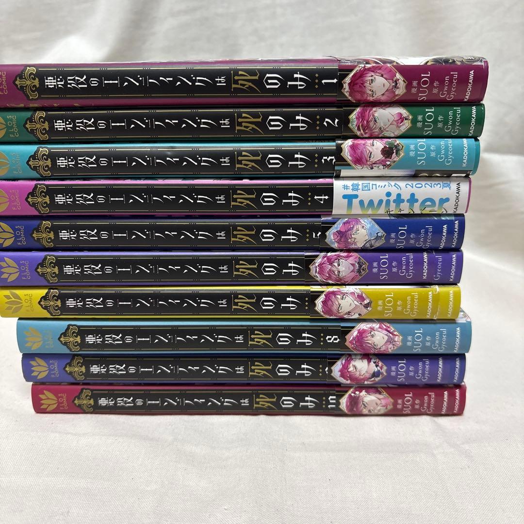 悪役のエンディングは死のみ. 1から10