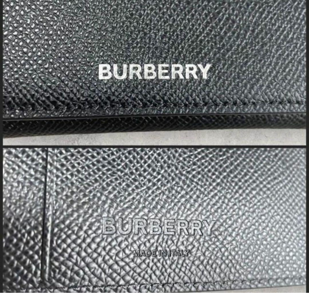 BURBERRY バーバリー LARK 三つ折り財布 ブラック 黒