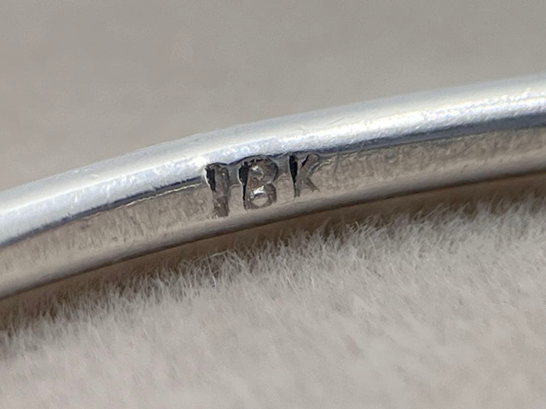 c290 ティファニー　フック&アイ　バングル　シルバー　925/750 k18