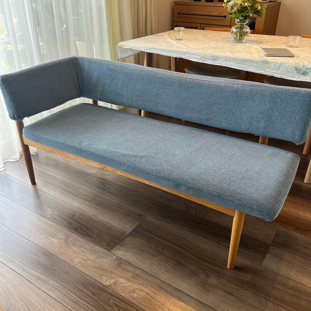 MOMO NATURAL L型 ベンチソファー ダイニングチェア