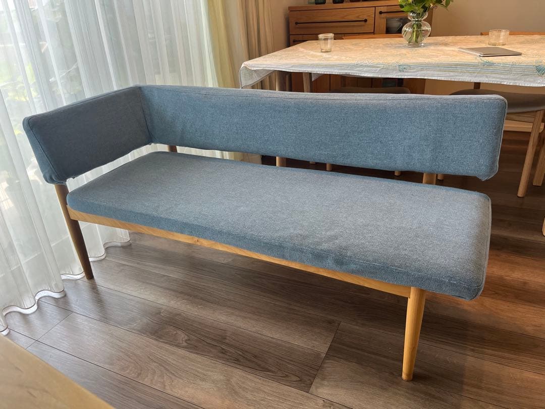 MOMO NATURAL L型 ベンチソファー ダイニングチェア