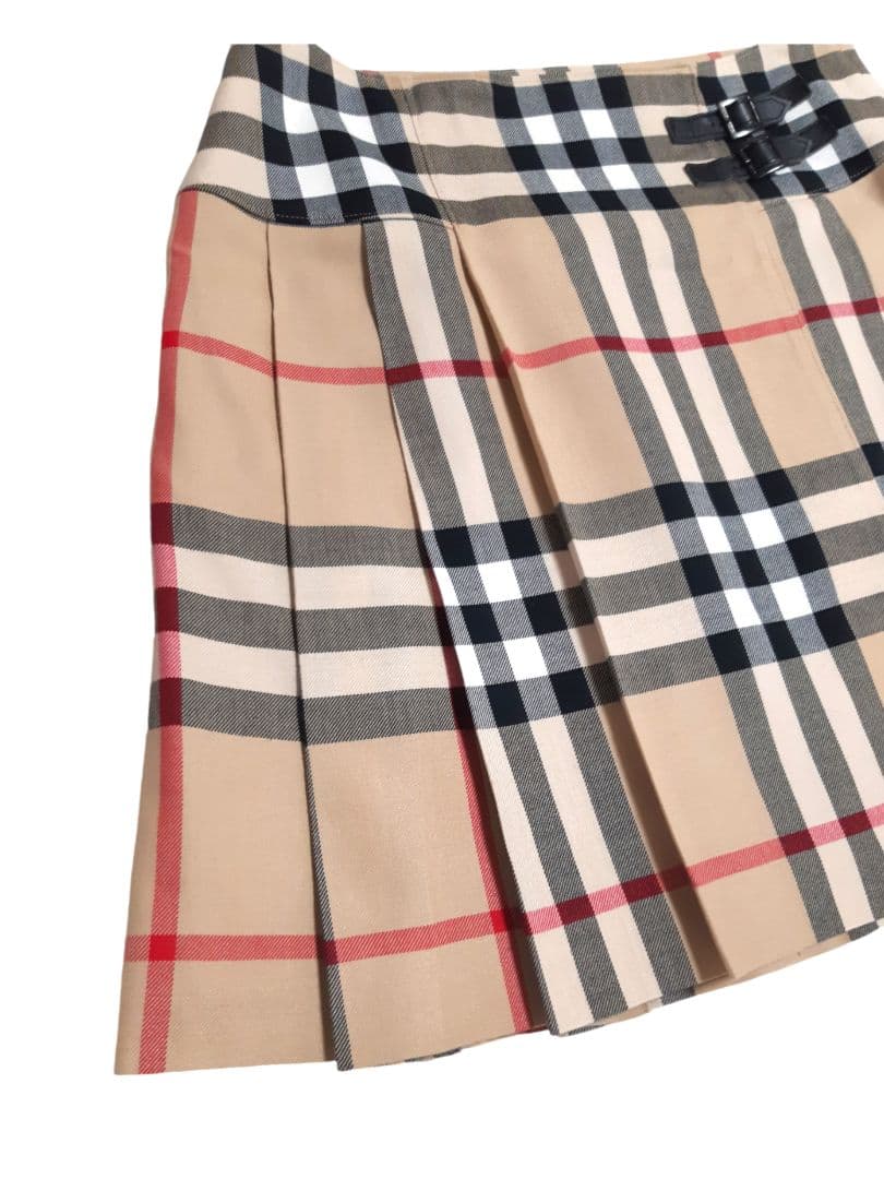 BURBERRY LONDON メガチェック プリーツスカート 巻きスカート