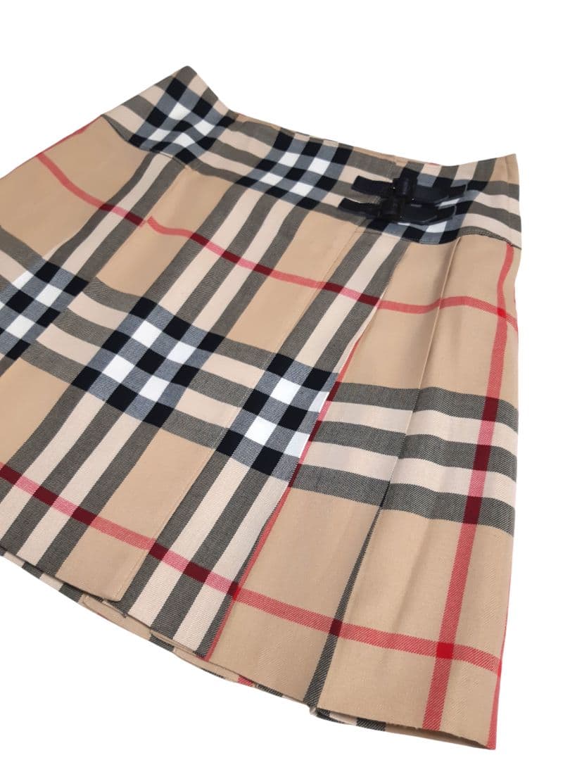 BURBERRY LONDON メガチェック プリーツスカート 巻きスカート