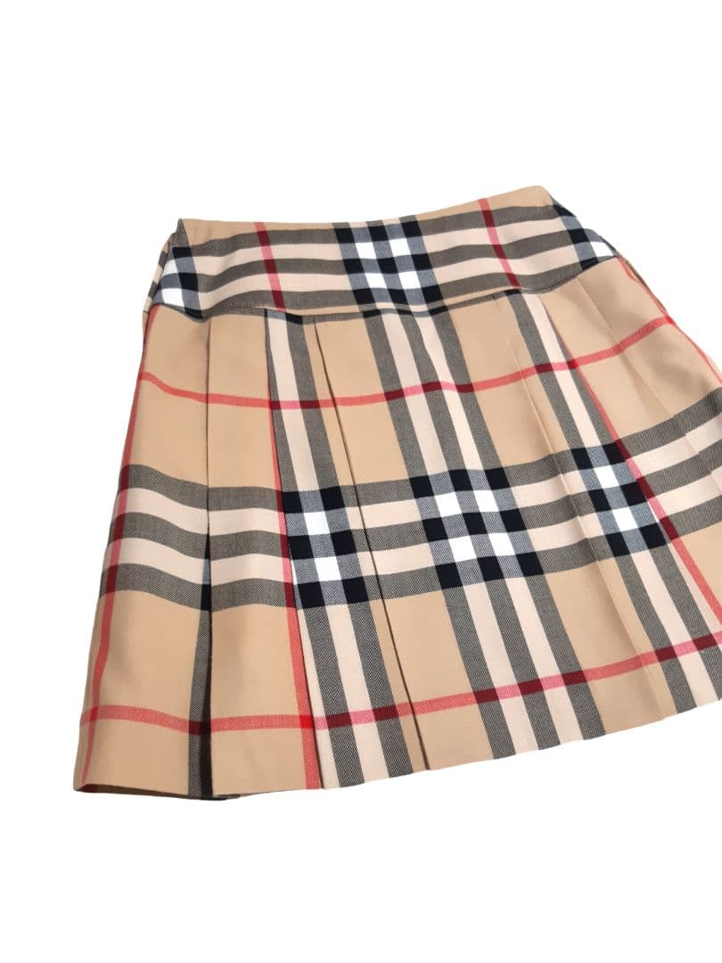 BURBERRY LONDON メガチェック プリーツスカート 巻きスカート