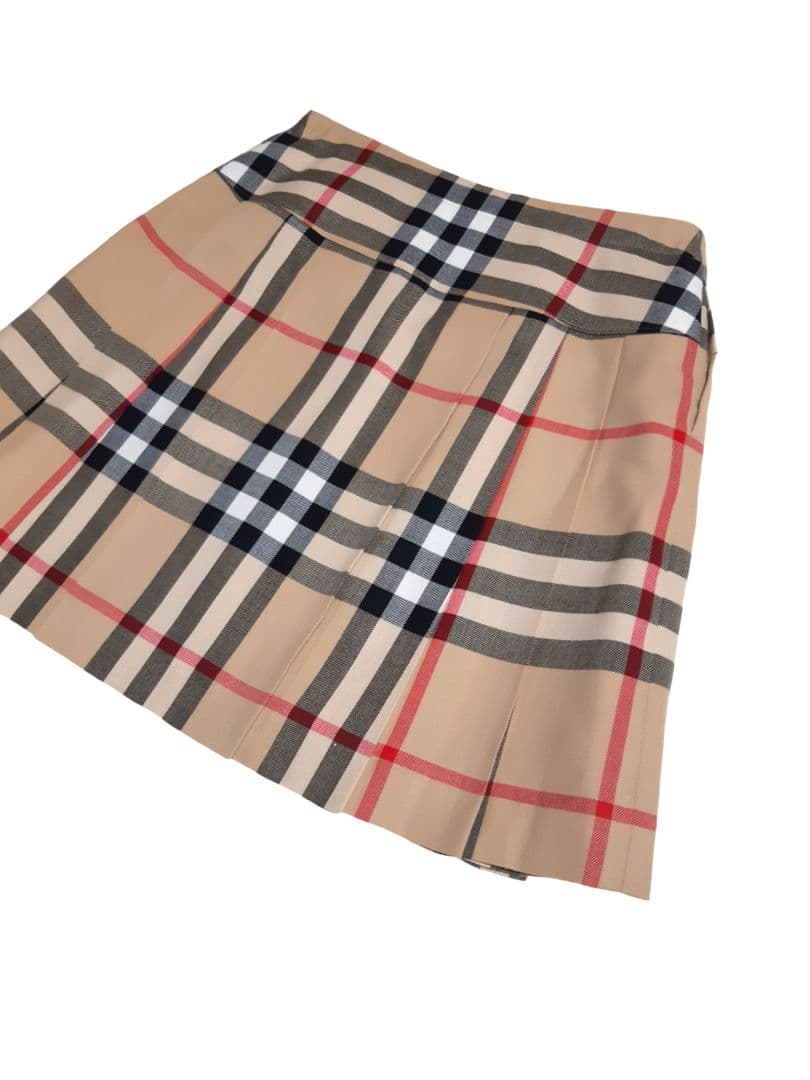 BURBERRY LONDON メガチェック プリーツスカート 巻きスカート