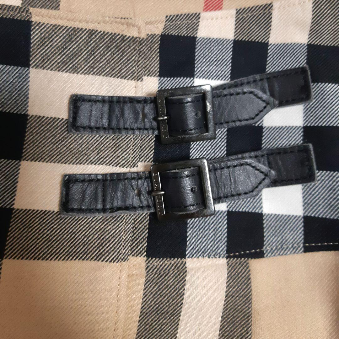 BURBERRY LONDON メガチェック プリーツスカート 巻きスカート