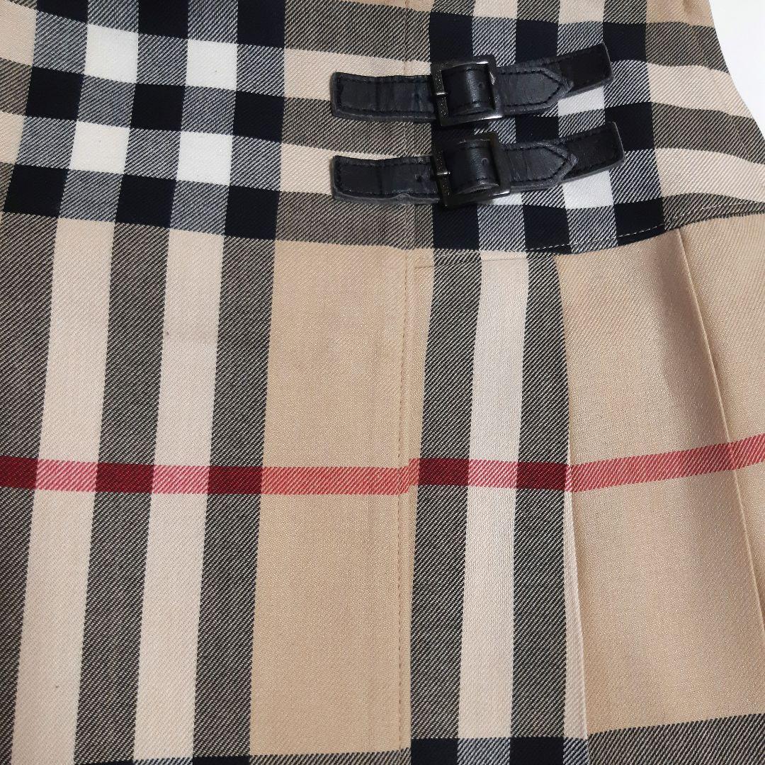 BURBERRY LONDON メガチェック プリーツスカート 巻きスカート