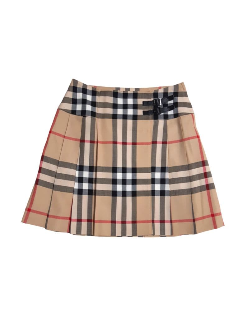 BURBERRY LONDON メガチェック プリーツスカート 巻きスカート
