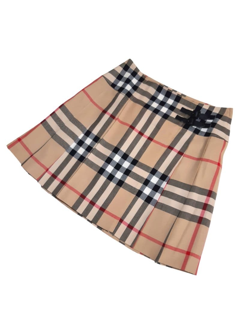 BURBERRY LONDON メガチェック プリーツスカート 巻きスカート